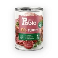 کنسرو نچرال گربه پابلو گوشت بوقلمون 400 گرم