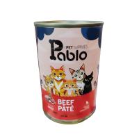کنسرو پته گربه پابلو گوشت ۴۰۰ گرم