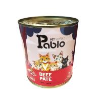کنسرو پته گربه پابلو گوشت گاو 800 گرم