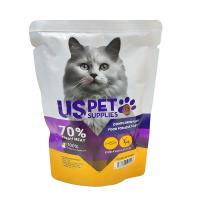 پوچ گربه بالغ US PET با طعم ماهی کاد و گوزن در سس – 100 گرم