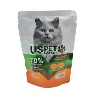 پوچ گربه بالغ US PET با طعم گوشت گاو و بوقلمون در سس – 100 گرم