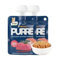 تشویقی پودینگ گربه Dentalight طعم ماهی تن و خرچنگ 55 گرم