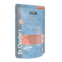 پوچ گربه عقیم شده دکتر کلادرز با مرغ و سالمون و جلبک 85 گرم