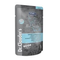 پوچ گربه دکتر کلادرز با هیرینگ و میگو و چیا 85 گرم