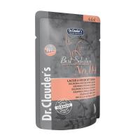 پوچ گربه دکتر کلادرز مدل سالمون و مرغ با کینوا 85 گرم