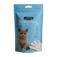 دستکش مرطوب پاککننده حیوانات خانگی سگ و گربه گلدپد