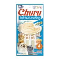 بستنی گربه اینابا چورو طعم ماهی تن و ماهی دریایی (۴ عددی)