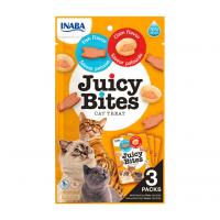 تشویقی گربه اینابا جویسی بایتس طعم مرغ و میکس دریایی