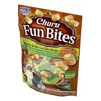 تشویقی گربه اینابا چورو بایتس طعم مرغ و ماهی تن – بسته ۳ عددی