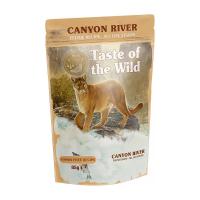 پوچ گربه Taste of the Wild Canyon River با طعم ماهی در سس