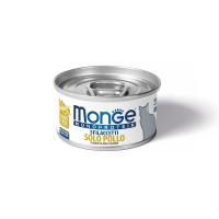 کنسرو غذای مرطوب گربه مونژه مدل Monge Monoprotein با طعم مرغ 80 گرم