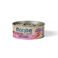 کنسرو نچرال گربه مونژه طعم فیله تن و آنچوی در ژله 80 گرمی