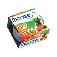 کنسرو غذای گربه مونژه مرغ و میوه 80 گرمی