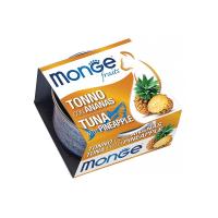 کنسرو غذای گربه مونژه با طعم تن ماهی و آناناس 80 گرمی