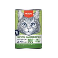 کنسرو سوپر پریمیوم گربه ونپی طعم گوشت بره 375 گرم