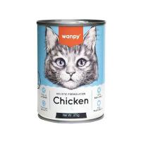 کنسرو گربه ونپی پته طعم مرغ 375 گرم