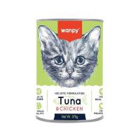 کنسرو بچه گربه ونپی ماهی تن و مرغ 375 گرم