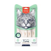 بستنی گربه ونپی Wanpy با طعم ماهی تن و صدف – 5 عددی