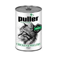 کنسرو گربه بالغ پولر مدل پته با طعم مرغ و بوقلمون