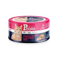 کنسرو پته گربه پابلو طعم مرغ و کدوتنبل و سنبل الطیب 200 گرم