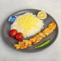 چلو جوجه کباب زعفرانی