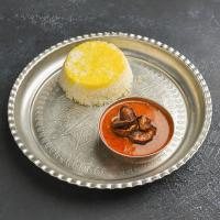 چلو خورشت قیمه بادمجان