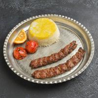 چلو کباب کوبیده معمولی