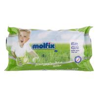 دستمال مرطوب بچه حاوی لوسیون مولفیکس (70 عددی)