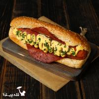 ساندویچ هات داگ بیکن