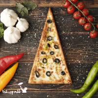 پیتزا چیکن آلفردو اسلایسی