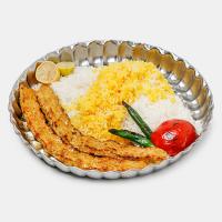 چلو کباب کوبیده مرغ