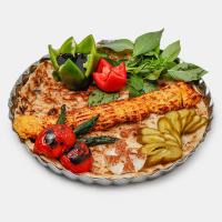 خوراک جوجه کباب زعفرانی