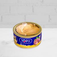 تن ماهي در روغن گیاهی تاپسي (درب شفاف)