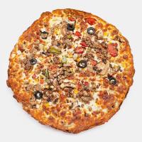 پیتزا گوشت بمبی آمریکایی یک نفره (23 سانتی متری)