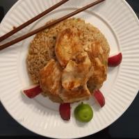 برنج سرخ شده مرغ