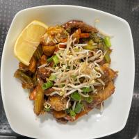 میگو با بروکلی