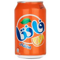 نوشابه قوطی فانتا پرتقالی