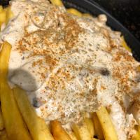 سیب زمینی با سس قارچ 