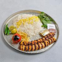 چلو کباب کوبیده نگینی