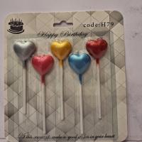 شمع مدل قلبی پک