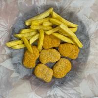 ناگت و سیب زمینی