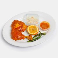 خوراک مرغ سس پز (ران)