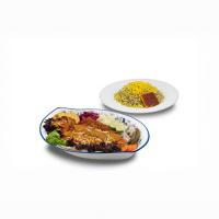 سبزی پلو با ماهی قزل آلا 