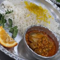 چلو خورشت قیمه بادمجان