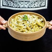 پاستا پستو با مرغ