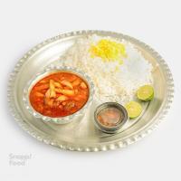 چلو خورشت قیمه سیب زمینی