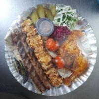 سینی سه نفره با مرغ سس پز