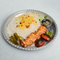 چلو جوجه کباب سینه زعفرانی اقتصادی