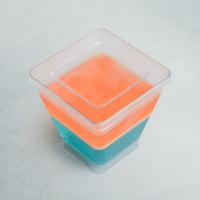 ژله کاسه ای رنگین کمانی