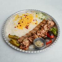 چلو میکس جوجه کباب ماستی و کباب کوبیده